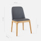 Fin Armless Dining Chair, Ash Fin Armless Dining Chair, Ash