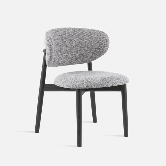 NORDA dining chair, Charcoal Black