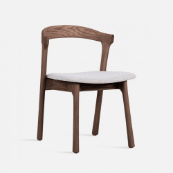 WILLOW dining chair, Walnut Brown