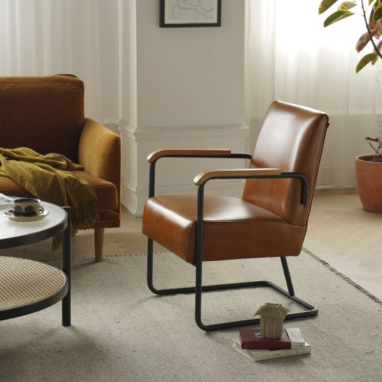 Nadine Corduroy Sofa V2 Leather 1 Seater Dc13112 Nadine Corduroy Sofa V2 Leather 1, Leather And Corduroy Sofa