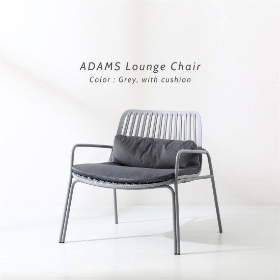 ADAMS Lounge Chair, Grey ADAMS Lounge Chair, Grey