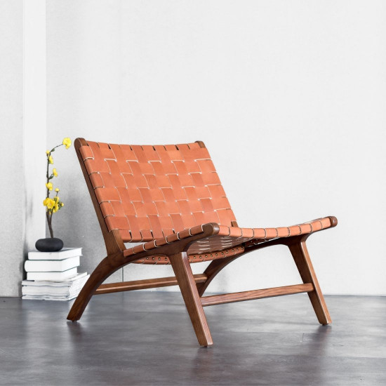 George Lounge Chair (Armless), Full-gain leather George Lounge Chair (Armless), Full-gain leather