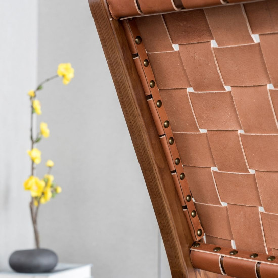 George Lounge Chair (Armless), Full-gain leather George Lounge Chair (Armless), Full-gain leather