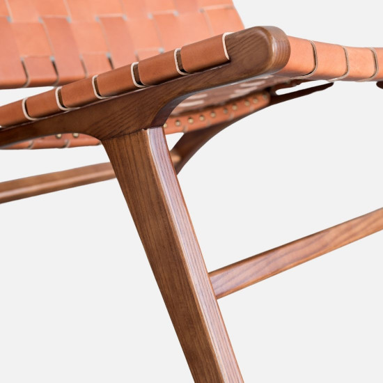 George Lounge Chair (Armless), Full-gain leather George Lounge Chair (Armless), Full-gain leather