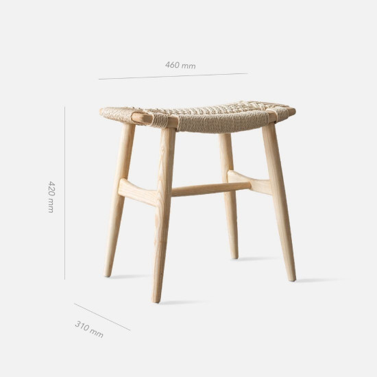 ANN Stool, Walnut Brown ANN Stool, Walnut Brown