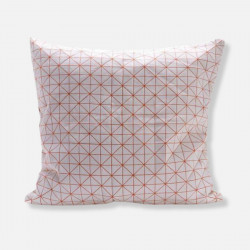 Geo origami pillow-M Orange [SALE]
