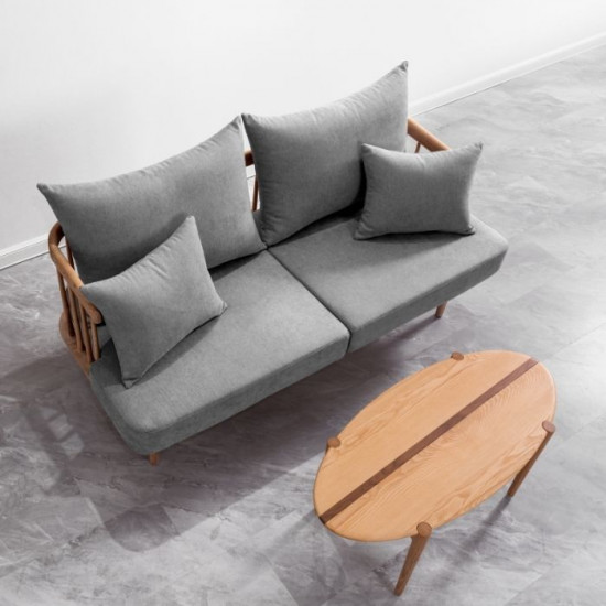 Willow Sofa, L165, Ash, Grey [In-stock] SG