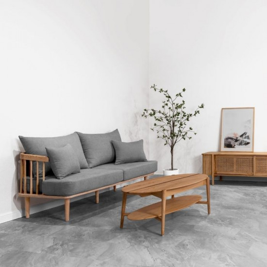 Willow Sofa, L165, Ash, Grey [In-stock] SG