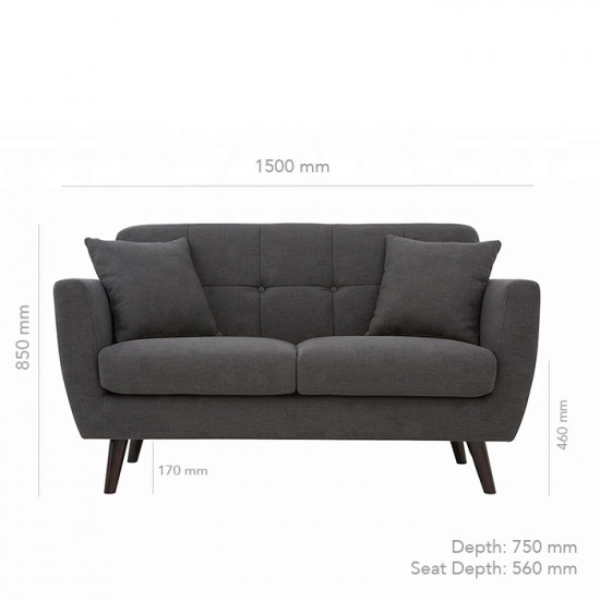 Norry Sofa L150, Light Grey [Display]