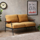 Industrial Metal Sofa 3S, Blue Jean