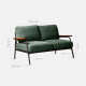 Industrial Metal Sofa 2S, Blue Jean Industrial Metal Sofa 2S, Blue Jean
