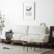 Nadine Frame Sofa, Oak Frame, L-SHAPE