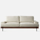 Nadine Frame Sofa, Walnut, L180-L238