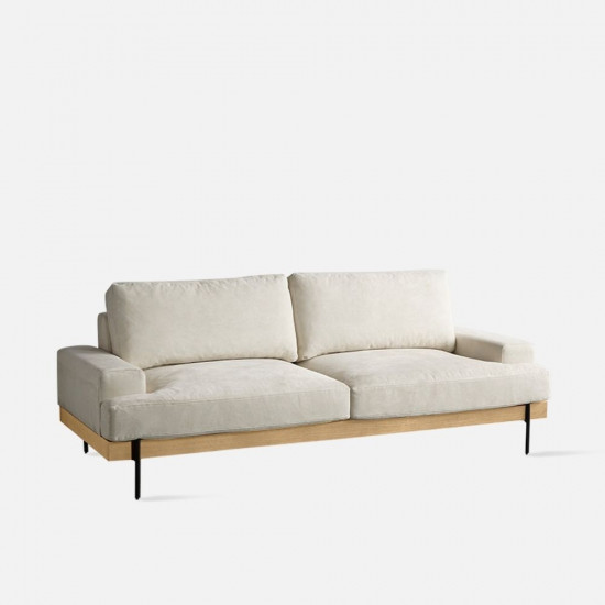 Nadine Frame Sofa, Oak, L180-L238