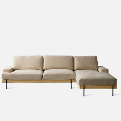 Nadine Frame Sofa, Oak Frame, L-SHAPE