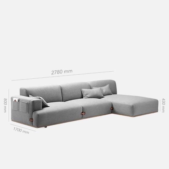 INDAH, L-Shape Sofa L248 /  L278