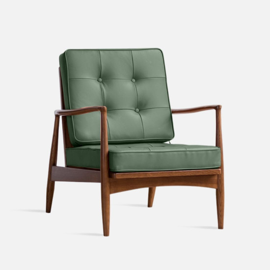 LATA 1-seater-sofa V2, Green Leather LATA 1-seater-sofa V2, Green Leather