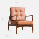 LATA 1-seater-sofa V2, Green Leather LATA 1-seater-sofa V2, Green Leather