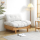 Cloud Sofa, L110 one seater, Walnut/Cherrywood