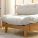 Cloud Sofa, L110 one seater, Oak