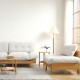 Cloud Sofa, L110 one seater, Oak