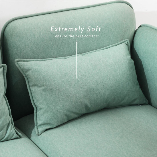 ADAMS Two-Seater-Sofa, Light Grey [SALE]