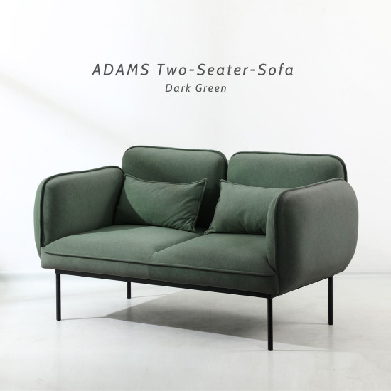 ADAMS Two-Seater-Sofa, Light Grey [SALE]