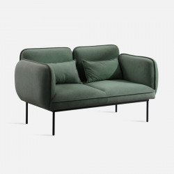 ADAMS Two-Seater-Sofa, Dark Green