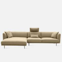 Milton Sofa, L-shape, Leather