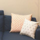 Geo origami pillow-M Orange [SALE] [Stock x1]