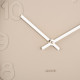 Wall Clock Mr. Beige Numbers, Soft Beige [SALE]