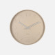 Wall Clock Mr. Beige Numbers, Soft Beige [SALE]