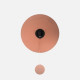 Wall Clock Impressive Pendulum, Copper [Display x1]