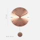 Wall Clock Impressive Pendulum, Copper [Display x1]