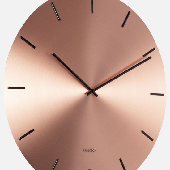 Wall Clock Impressive Pendulum, Copper [Display x1]