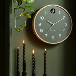 Cuckoo Wall Clock, Green [SALE]