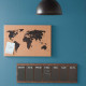 Corkboard World Map