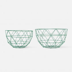 Fruit Bowl Set Linea - Pine Green