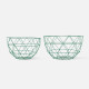 Fruit Bowl Set Linea - Pine Green Fruit Bowl Set Linea - Pine Green