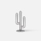 Coffee Capsule Holder Cactus, Black