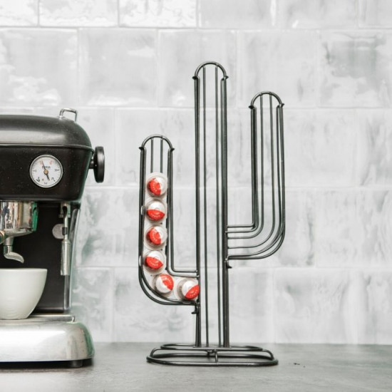 Coffee Capsule Holder Cactus, Black Coffee Capsule Holder Cactus, Black