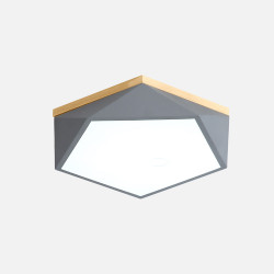 [SALE] Pentagon Nordic Ceiling Lamp, Grey