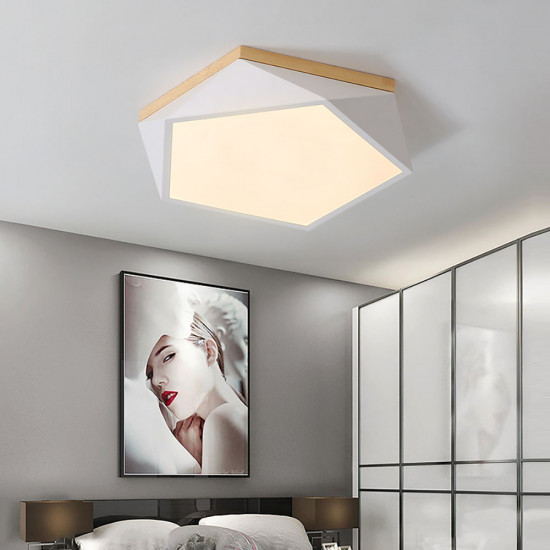 [SALE] Pentagon Nordic Ceiling Lamp, Grey