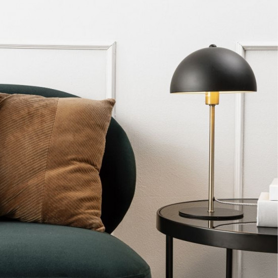 Table lamp Bonnet metal black Table lamp Bonnet metal black