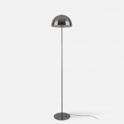 Floor lamp Bonnet metal smokey grey