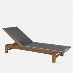 Sunlounger with wheels Macao