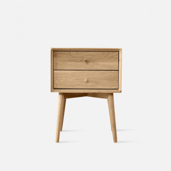 NOR Bed Side Table, Oak