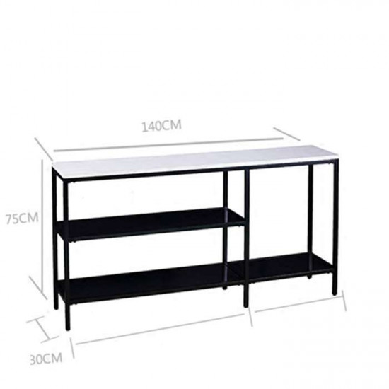 SIMP Grid Shelf with Natural Sintered Stone Top SIMP Grid Shelf with Natural Sintered Stone Top