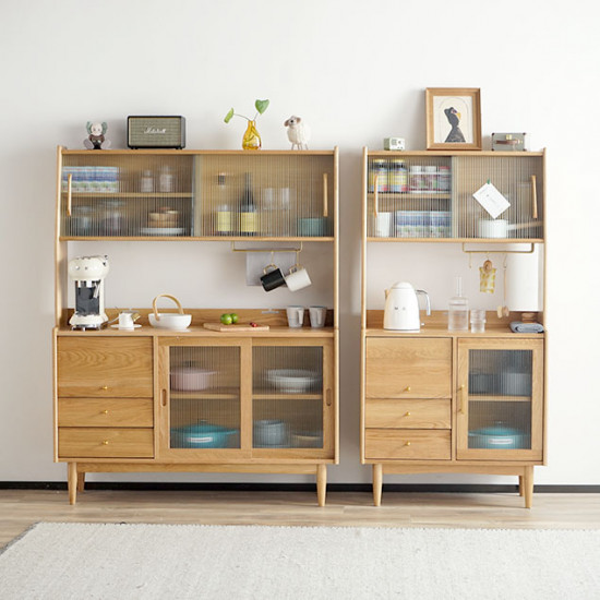 NADINE Cupboard L85, Natural Walnut NADINE Cupboard L85, Natural Walnut