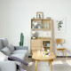 NADINE Cupboard L85, Natural Walnut NADINE Cupboard L85, Natural Walnut